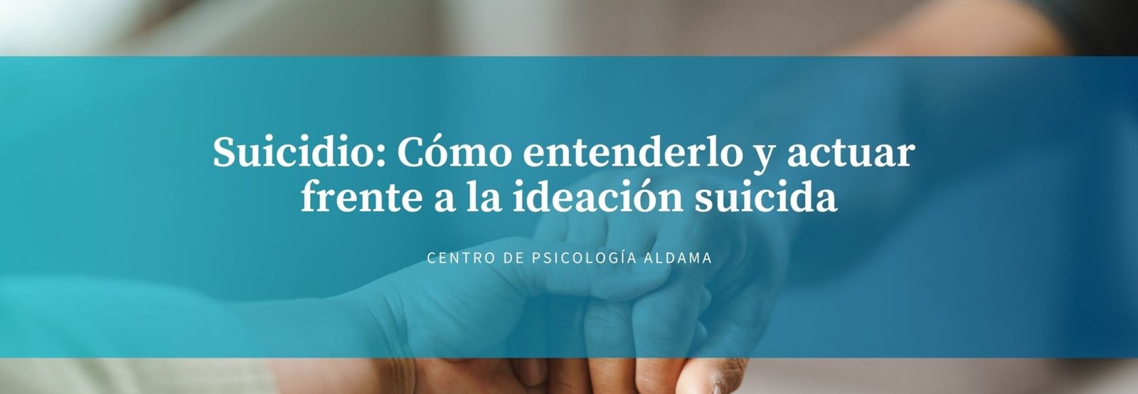 como actuar frente idea suicida