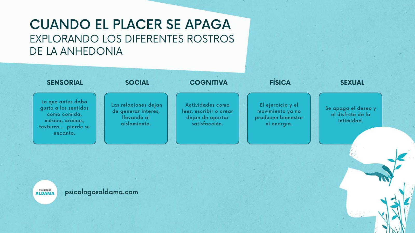 Explorando los diferentes rostros de la anhedonia