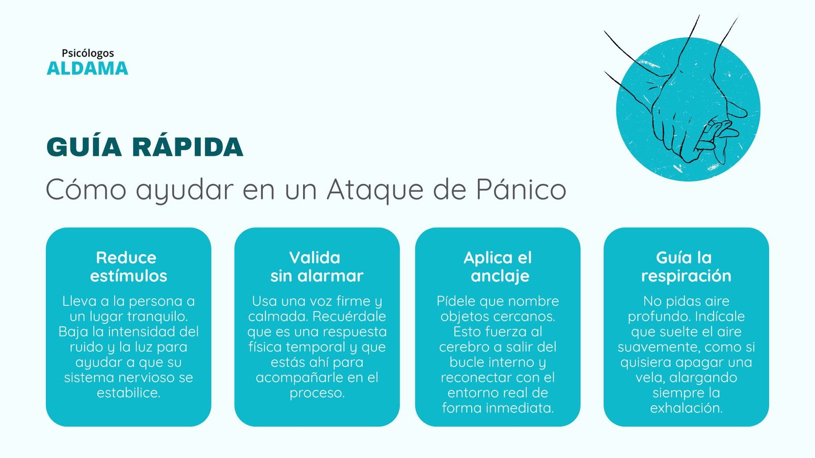 Cómo ayudar en un Ataque de Pánico