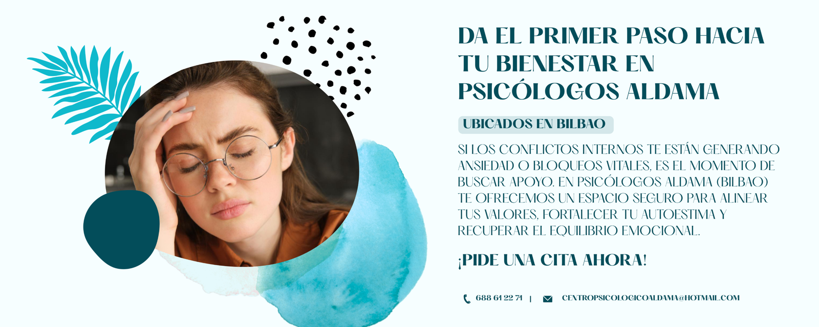 Da el primer paso hacia tu bienestar en Psicólogos Aldama Da el primer paso hacia tu bienestar en bilbao